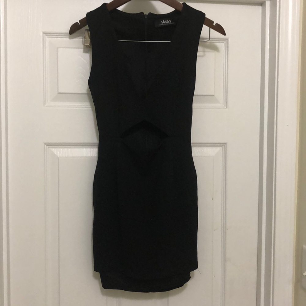Little black cut out dress